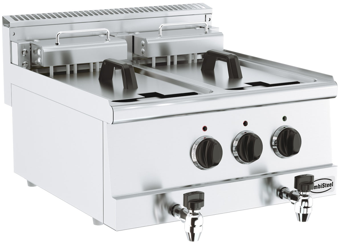 Elektrische Tischfritteuse BASE 600 2 × 10 L 15 kW von Combisteel