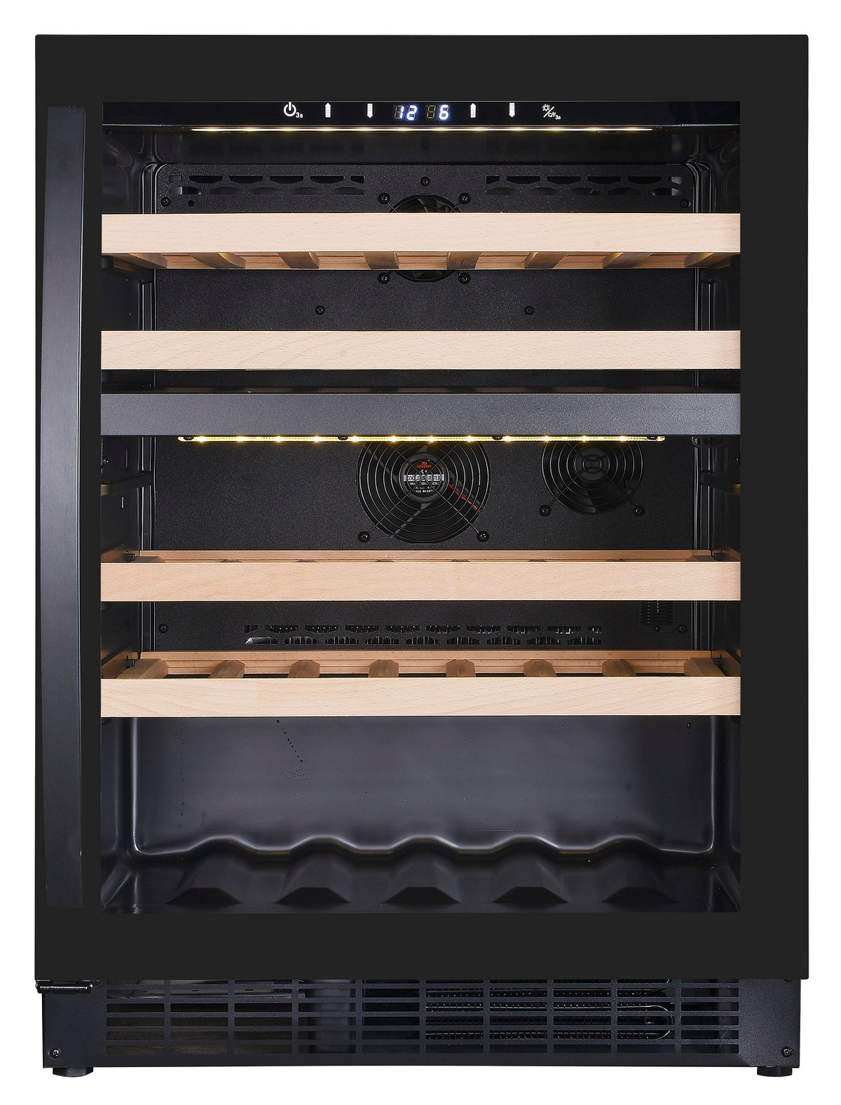 Weinkühlschrank / Dual Zone / Digital / 39 Flaschen / 119 L / Combisteel