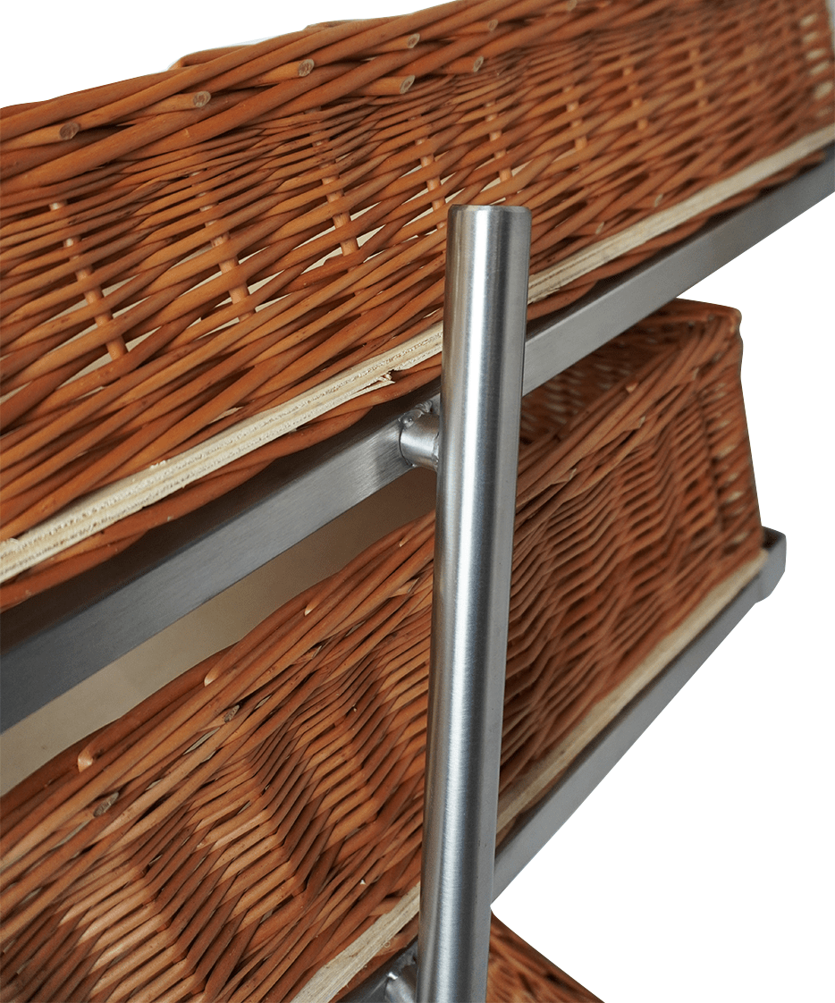 Brotkorb-Etagere 3-stufig schmales Modell – Detailansicht 11
