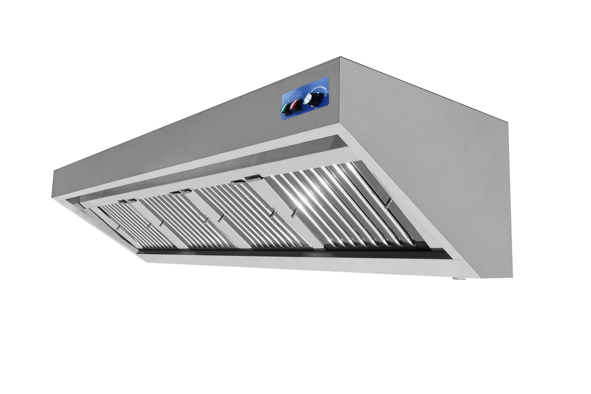 Wandhaube / mit Motor / 2000 × 900 × 450 mm / Combisteel