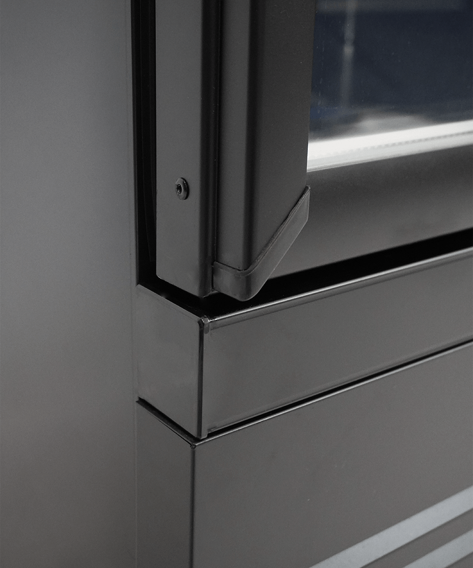 Getränkekühlschrank 1 Glastür SCHWARZ CEB-500R BL