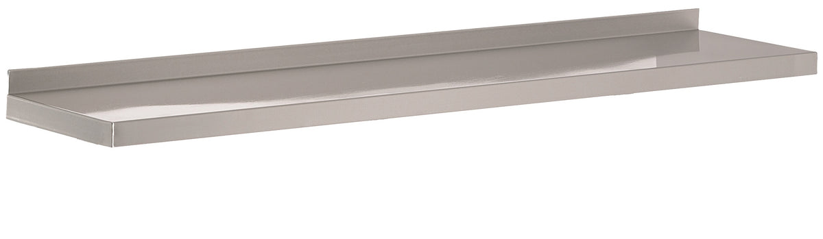 Edelstahl Wandbord / ohne Konsolen / 1600 × 400 × 36 mm / Combisteel