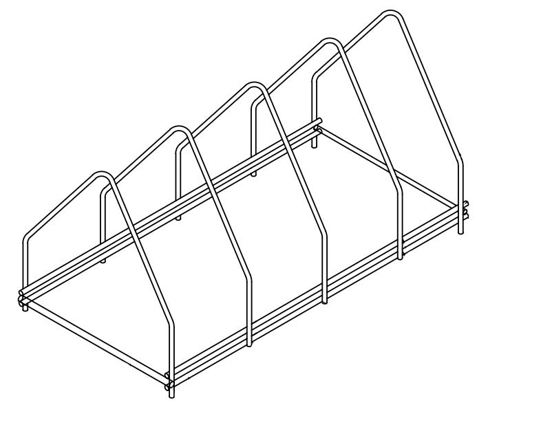 Backformen-Einsatz / 500 × 260 × 240 mm / Combisteel