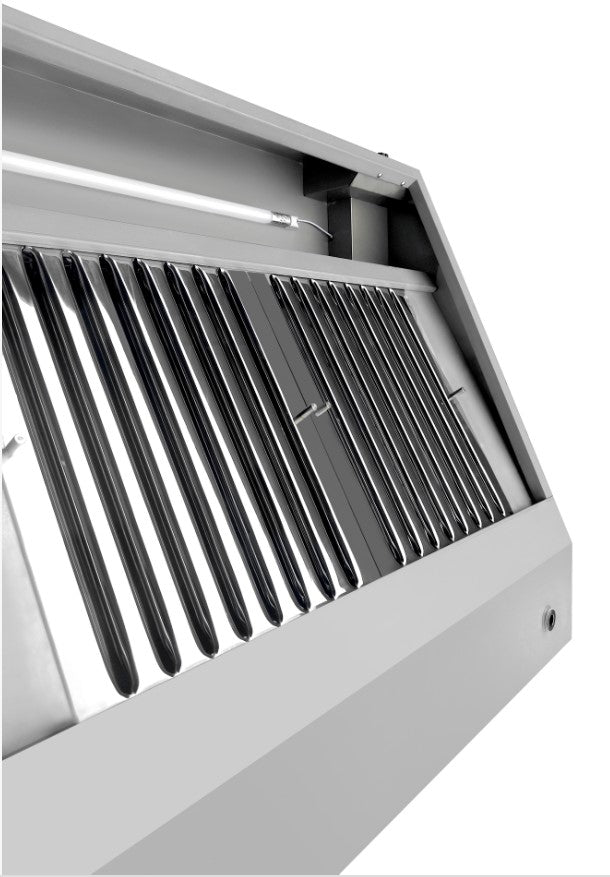 Wandhaube / mit Motor / 1200 × 900 × 450 mm / Combisteel