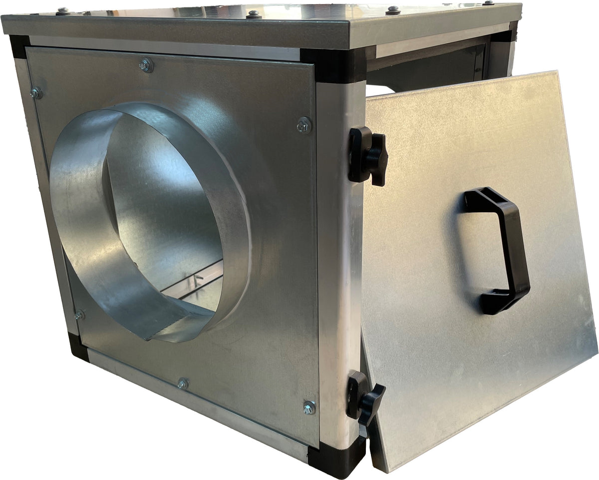 Lüftungsventilator / doppelwandig / 1500 m³/h / 450 × 450 × 450 mm / Combisteel