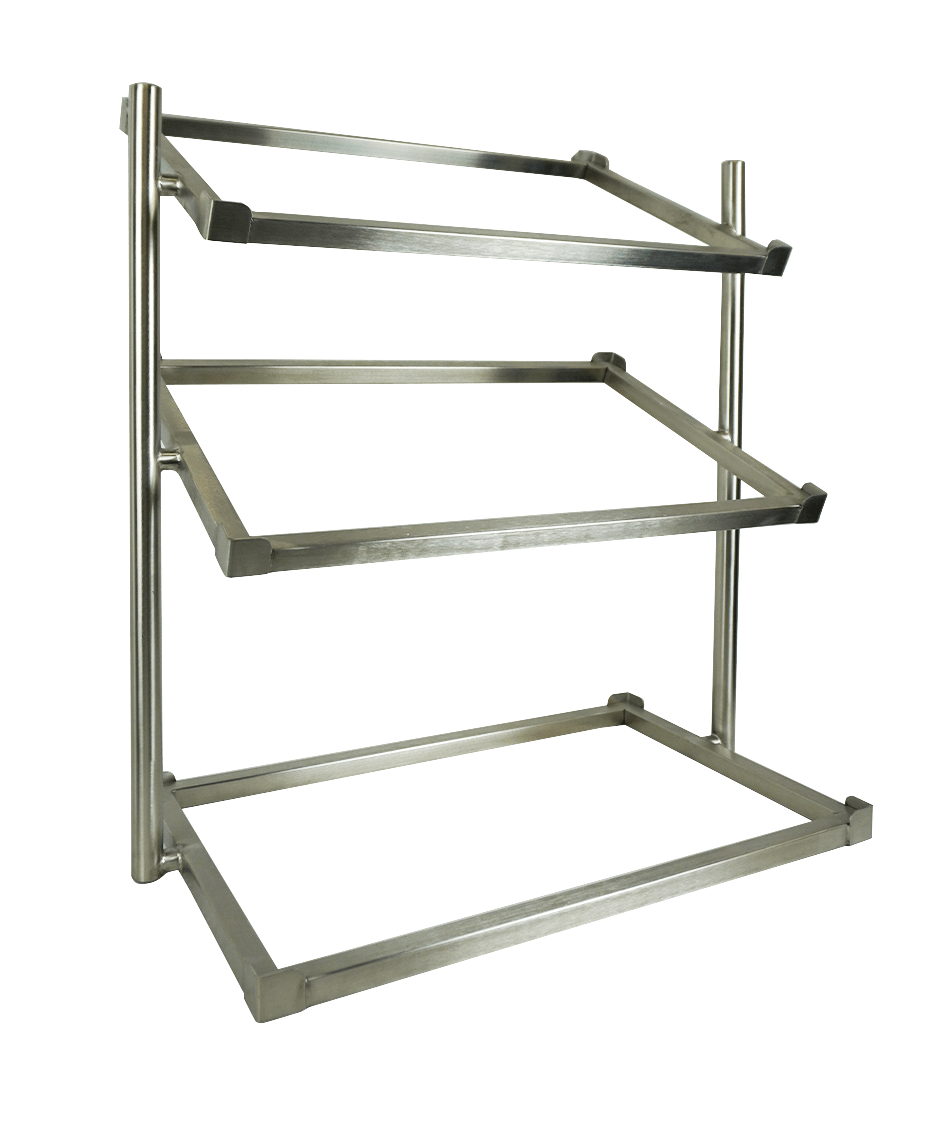 Brotkorb-Etagere 3-stufig breites Modell – Detailansicht 10