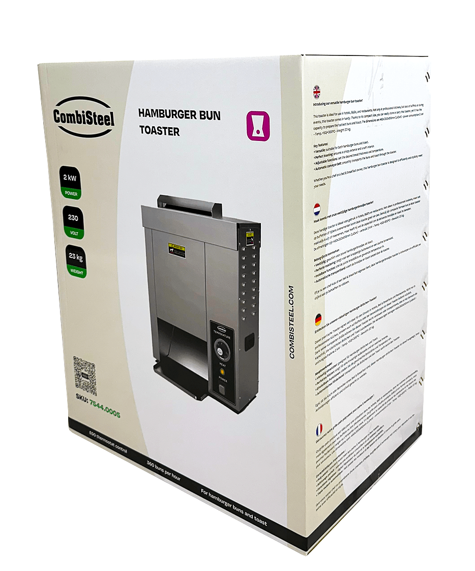 Hamburgerbrötchen-Toaster / 2 kW / 460 × 350 × 610 mm / Combisteel