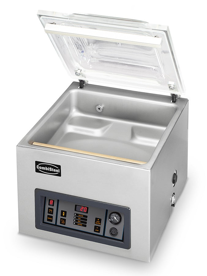 Kammer-Vakuumierer / Royal 42 / Schweißleiste 420 mm / Pumpe 21 m³/h / Tischgerät / Combisteel