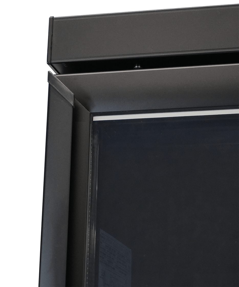 Getränkekühlschrank 1 Glastür SCHWARZ CEB-500R BL