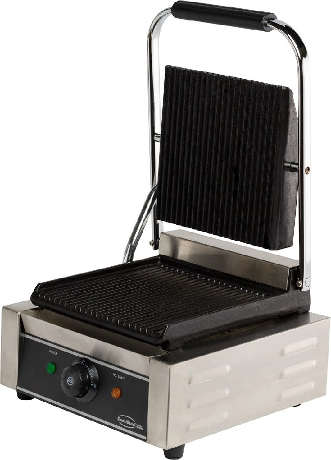 Elektrischer Kontaktgrill gerillt 1,8 kW / Combisteel – professioneller Kontaktgrill für Gastronomie
