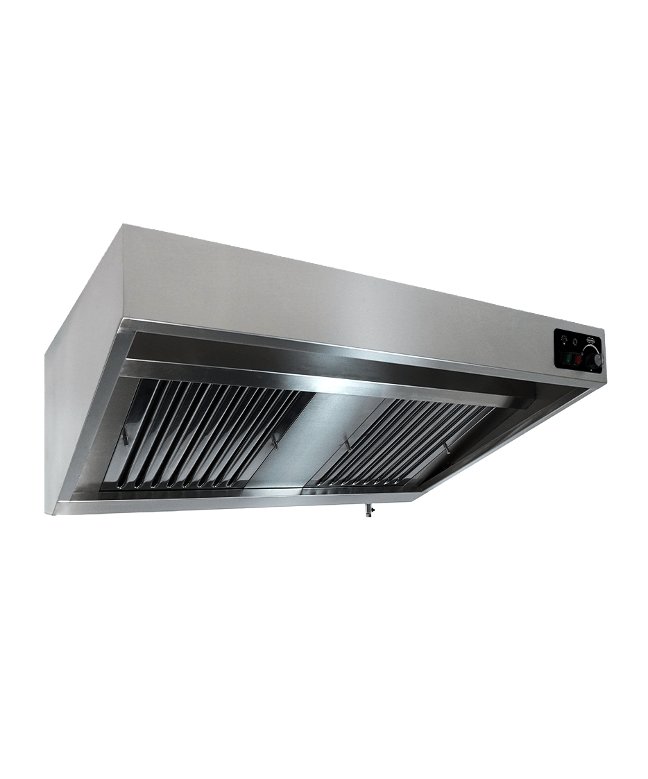 Wandhaube / mit Motor / 1200 × 900 × 450 mm / Combisteel