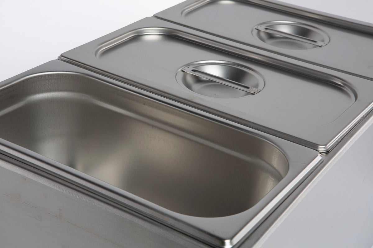 Elektrische Bain-Marie GN 1/1 mit Ablasshahn 1,2 kW von Combisteel – Produktansicht 6