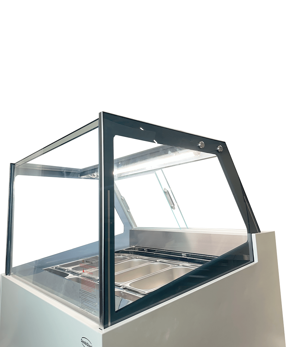Speiseeisvitrine / Komodo / 6 × 5 L / Weiß / 910 × 880 × 1300 mm / Combisteel