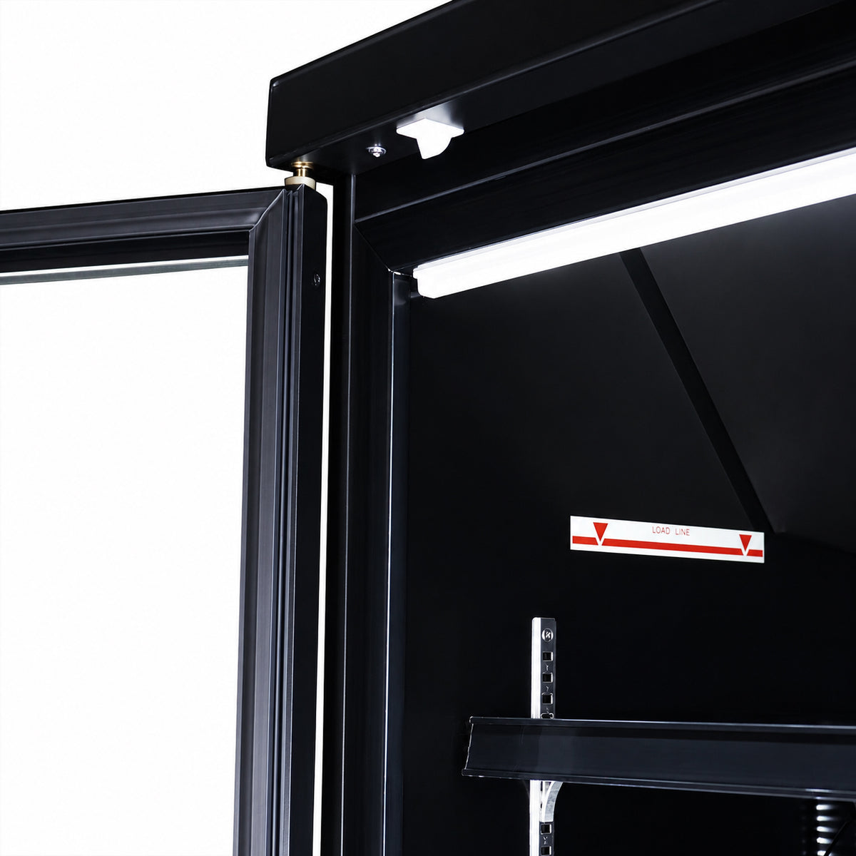 Tiefkühlschrank / 4 Glastüren / Schwarz / 2120 L / 2550 × 710 × 2003 mm / Combisteel