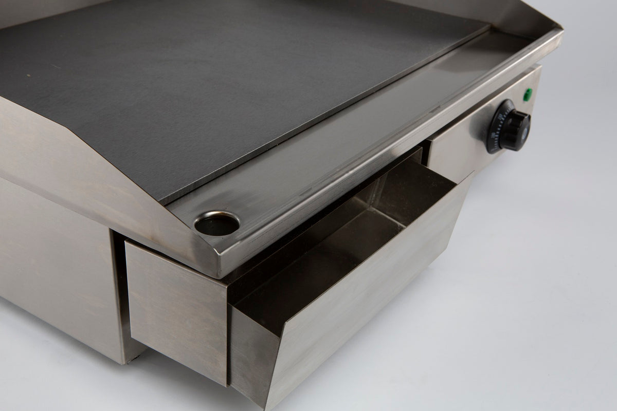 Elektrische Grillplatte / Glatt / 550 mm / 3 kW / 230 V / Combisteel – elektrische Grillplatte für Gastronomie