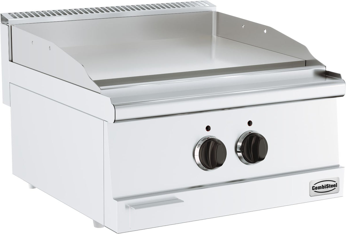Elektrische Grillplatte BASE 600 / Glatt / 600 mm / 6 kW / 400 V / Combisteel – elektrische Grillplatte für Gastronomie
