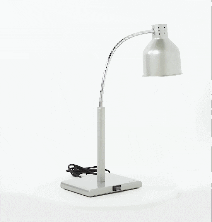 Flexible Wärmelampe / 1 Lampe / Silber / 0,25 kW / 230 V / Combisteel