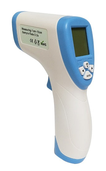 Kontaktloses Infrarot-Thermometer / Körper 32 bis 43 °C / Objekt 0 bis 60 °C / Combisteel
