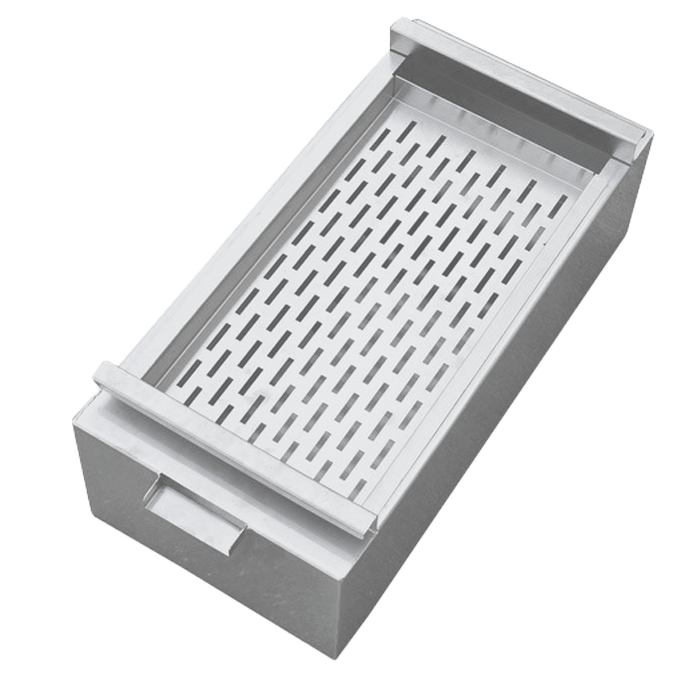 Ölablaufwanne mit Filter / 250 × 600 × 179 mm / 7178.9105 / Combisteel