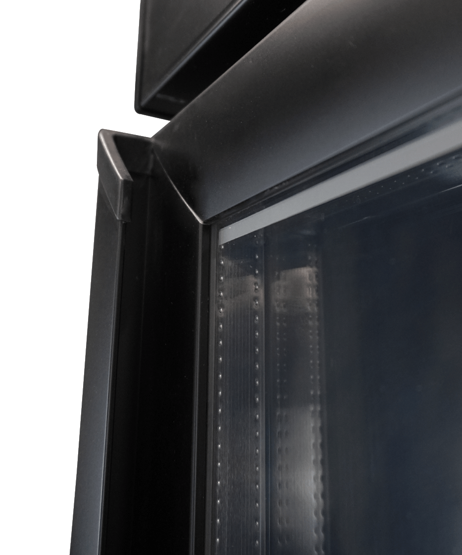 Getränkekühlschrank 1 Glastür SCHWARZ CEB-500R BL