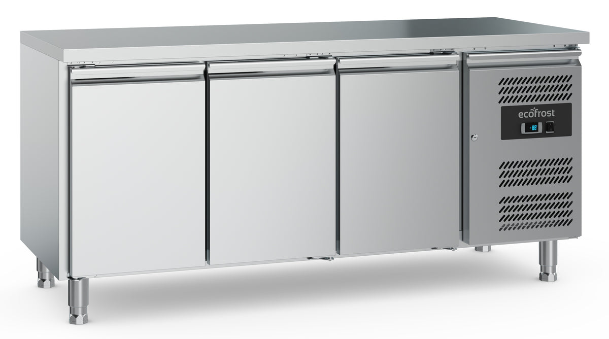 Kühltisch / Ecofrost / 3 Türen / 417 L / Combisteel
