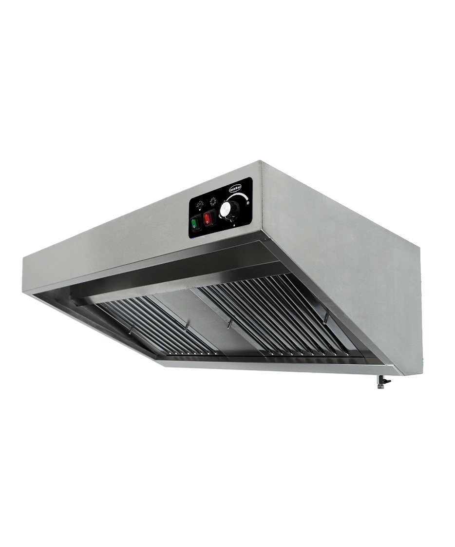 Wandhaube / mit Motor / 1200 × 900 × 450 mm / Combisteel