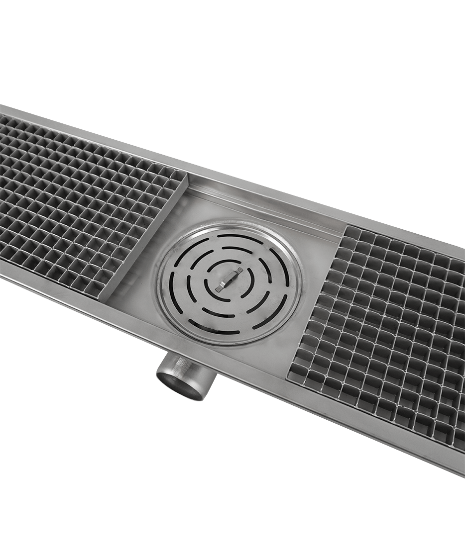 Bodenablauf / 1181 × 300 × 140 mm / Combisteel