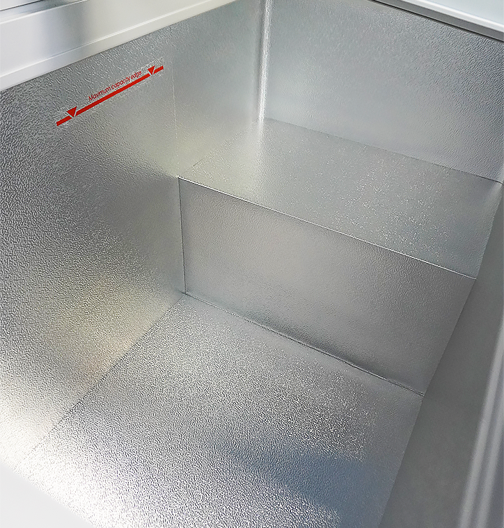 Eistruhe / 396 L / mit Glasschiebedeckel / Lotte / 0/10 | -18/-25 °C / 7086.0035 / Combisteel