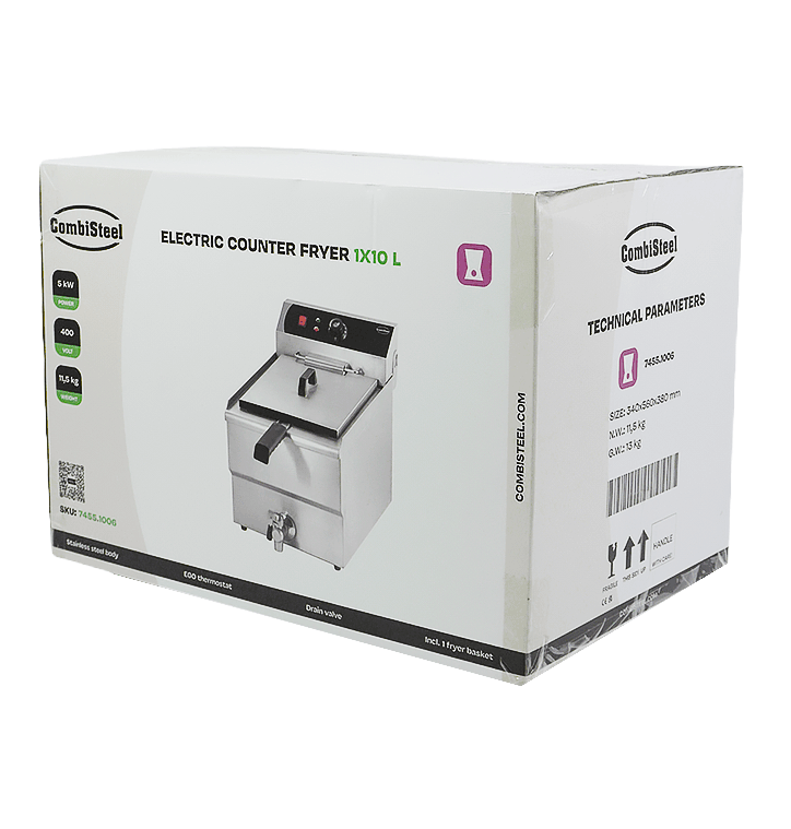 Elektrische Tischfritteuse 1 × 10 L / Combisteel