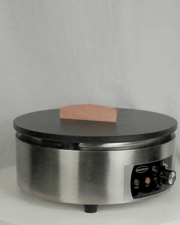 Elektrischer Crêpes-Maker / 1 Platte Ø 400 mm / 3 kW / Combisteel – professioneller Crêpes-Maker für Gastronomie