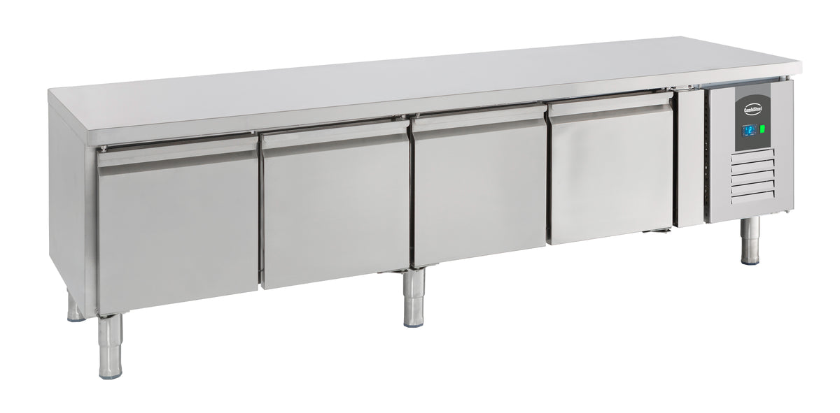 Kühltisch / 650 hoch / 4 Türen / Combisteel