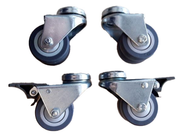 Rädersatz für Kühlgerät / 4 Rollen / HR-HF Serie / 7451.0011 / Combisteel