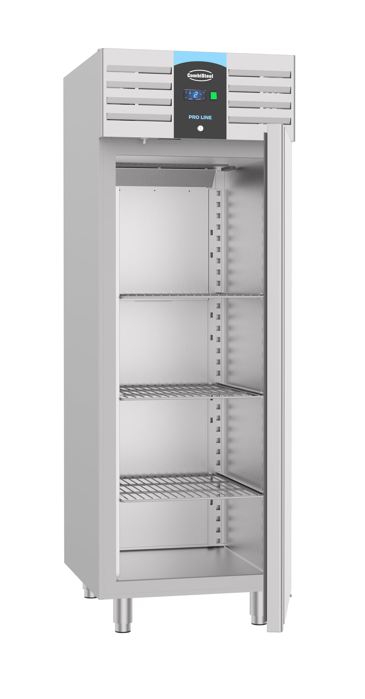 Gewerbetiefkühlschrank 1 Tür Edelstahl 550 L