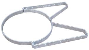 Wandhalter / Ø 200 mm / Combisteel