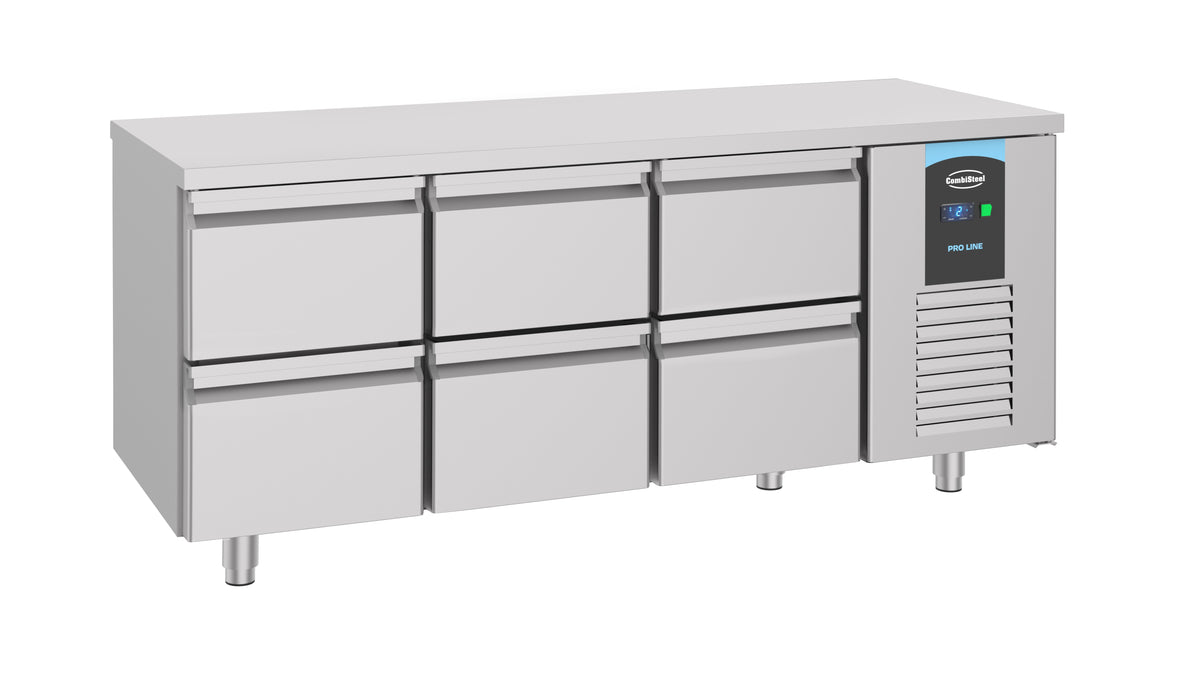Kühltisch / Energy Line / 6 Schubladen / 474 L / 1865 × 700 × 850 mm / 7489.5545 / Combisteel