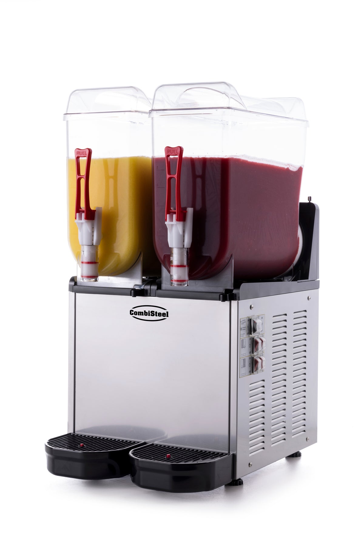 Slush-Maschine / 2 × 12 L / Edelstahl / 390 × 530 × 780 mm / Combisteel