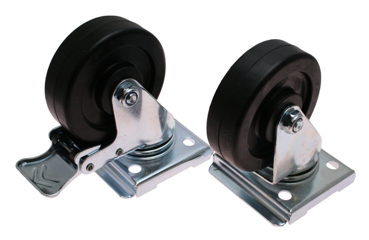 Rädersatz für GN-Serie / 4 Rollen / 140 mm hoch / 7451.0010 / Combisteel