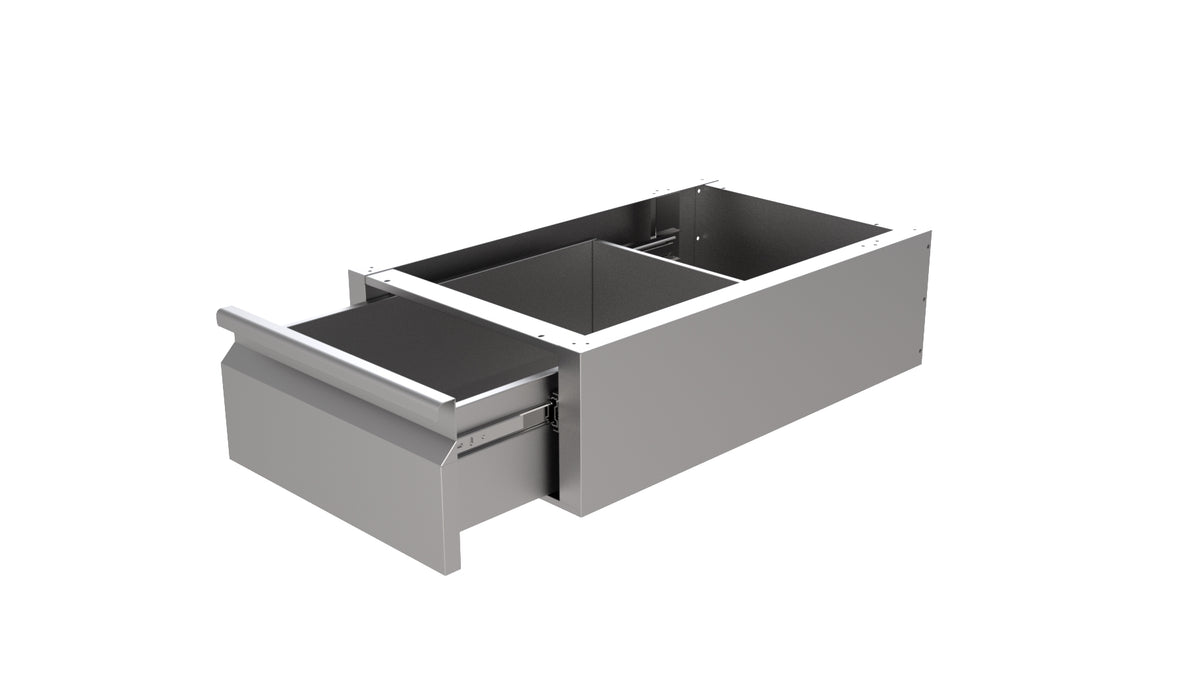 Schubladenblock mit 1 Schublade / für 700-mm-Arbeitstische / 400 × 680 × 200 mm / Combisteel