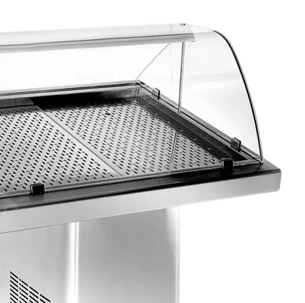 Gekühlte Fischvitrine 2,3 m – Detailansicht 2