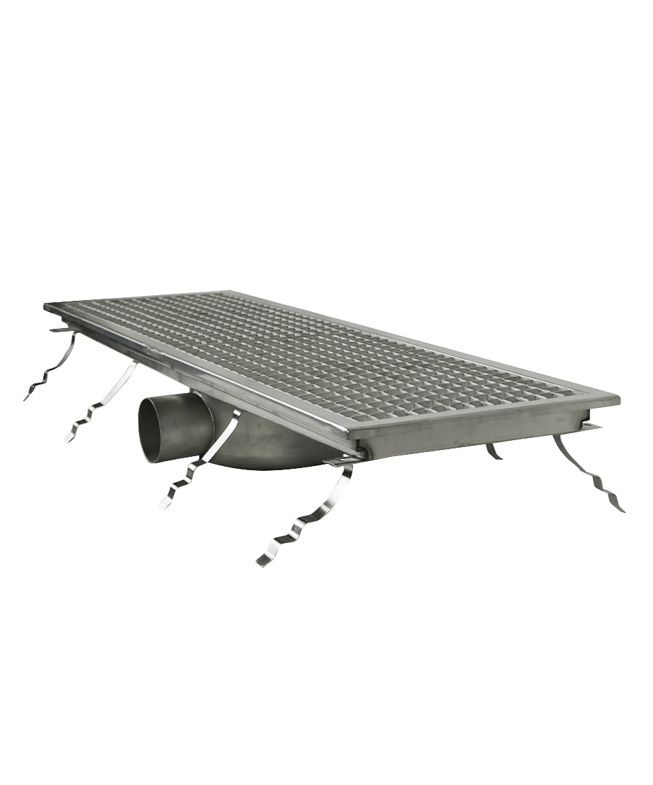 Bodenablauf / 927 × 300 × 140 mm / Combisteel