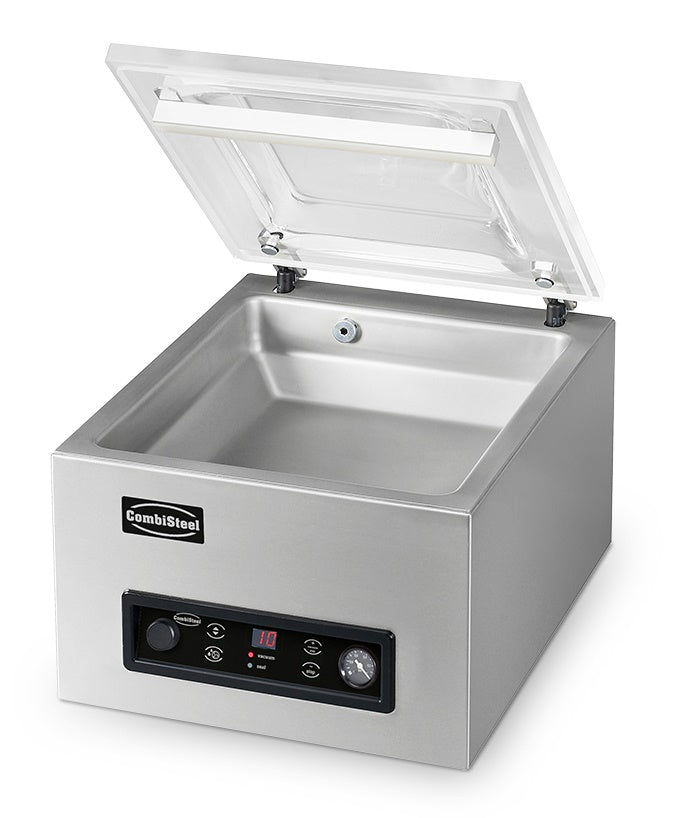 Kammer-Vakuumierer / Smooth 30 / Schweißleiste 350 mm / Pumpe 8 m³/h / Tischgerät / Combisteel