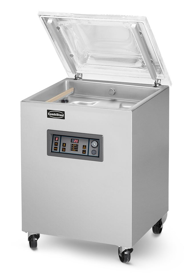 Kammer-Vakuumierer / Giant 52 / Schweißleiste 2× 520 mm / Pumpe 63 m³/h / Freistehend / Combisteel