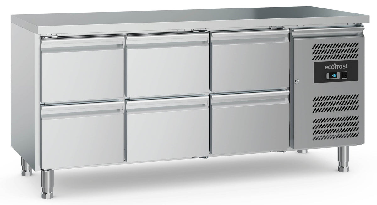 Kühltisch / 700 Serie / 6 Schubladen / 417 L / Combisteel