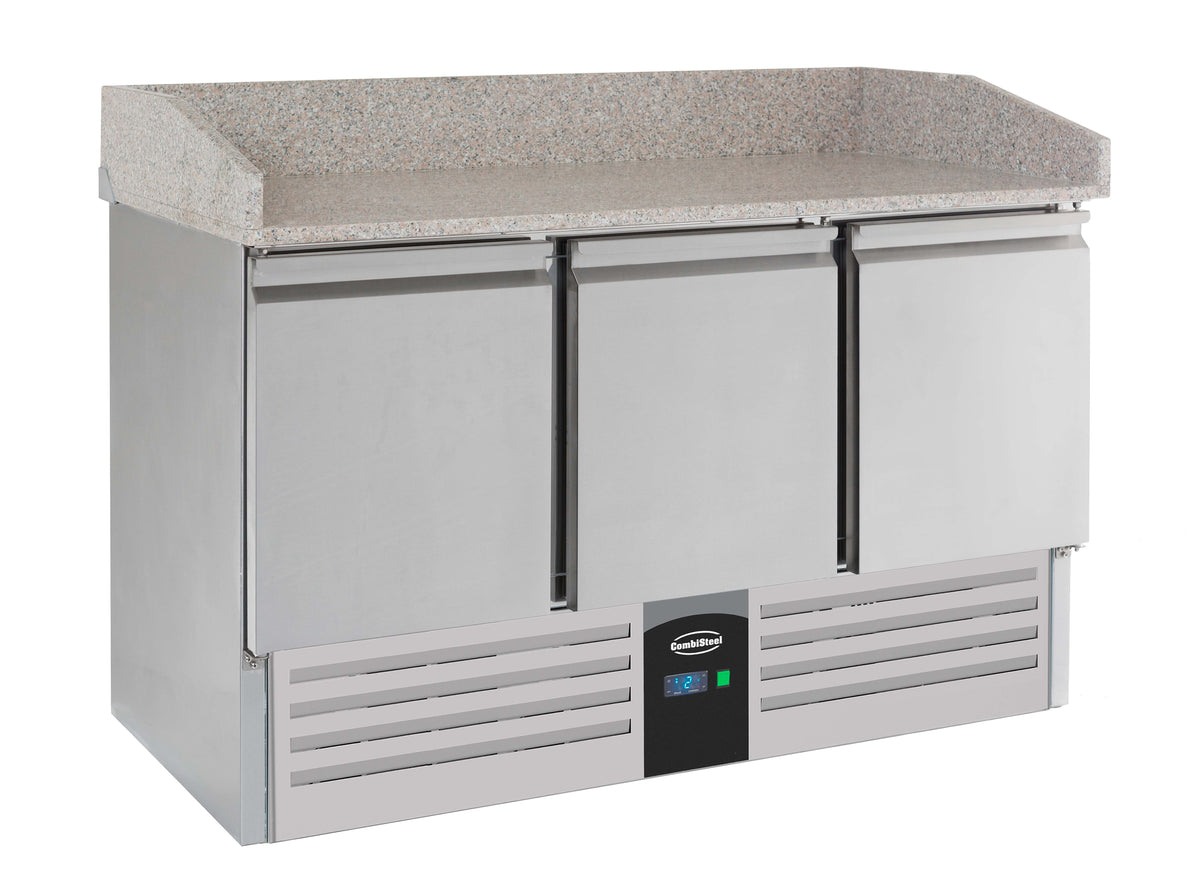 Pizzatisch / 3 Türen / 230 L / Combisteel