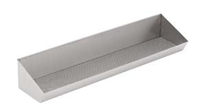 Pommes-frites-Behälter / Edelstahl 430 / 600 × 300 × 200 mm / Combisteel