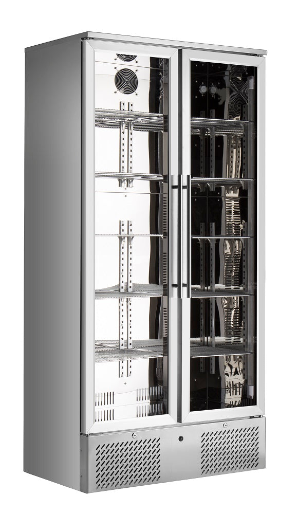 Barkühler / 2 Türen / 458 L / Edelstahl / 900 × 515 × 1820 mm / Combisteel