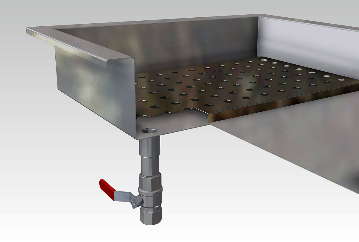 Crushed-Ice-Einbaubehälter / 2/1 GN / 722 × 590 × 170 mm / Combisteel