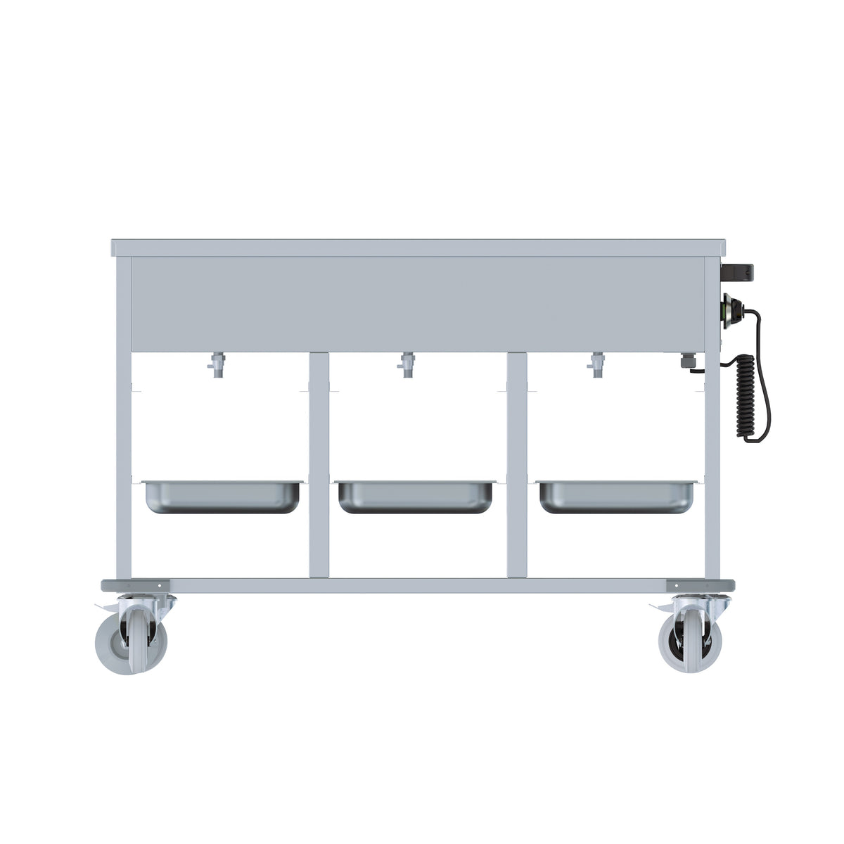 Bain-Marie Wagen 3 × 1/1 GN 3 kW von Combisteel – Produktansicht 4