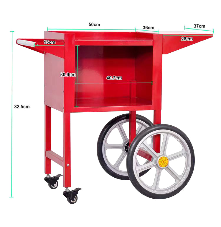 Popcornmaschine / mit Wagen / 1,35 kW / 560 × 417 × 1560 mm / Combisteel