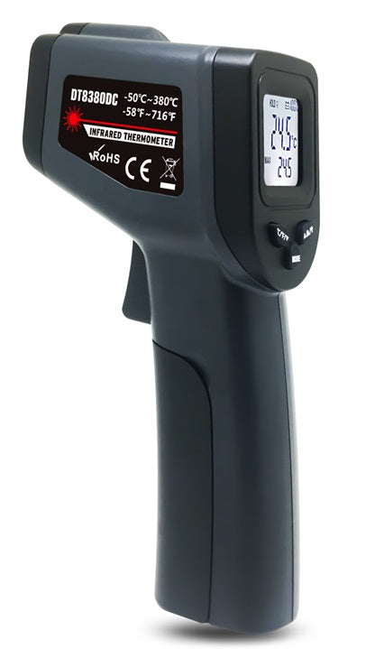 Infrarot-Thermometer / 50 bis 380 °C / Combisteel